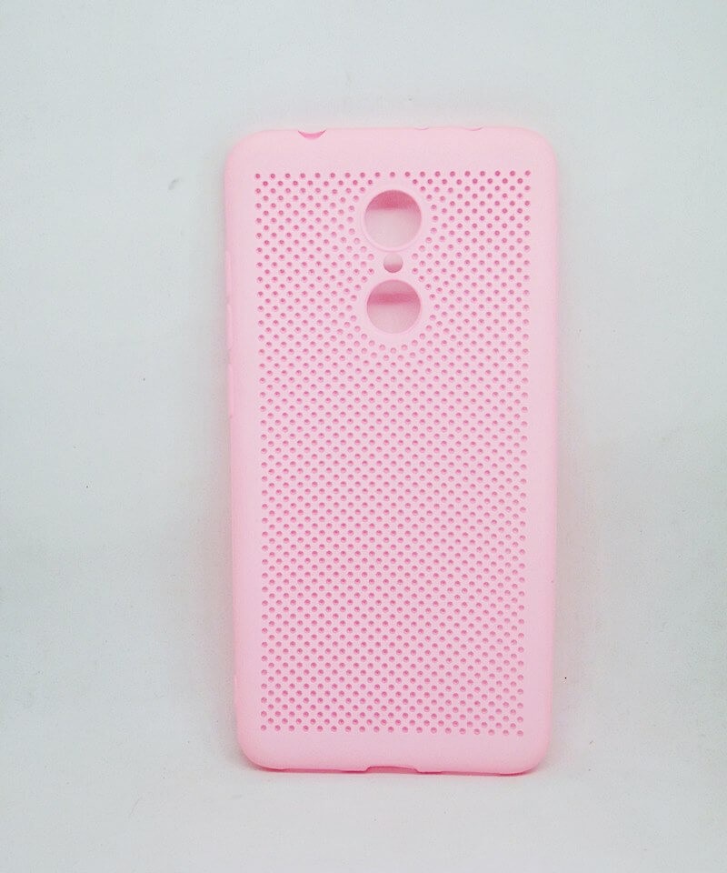 Накладка перфорація для Xiaomi Redmi 5 рожева-0