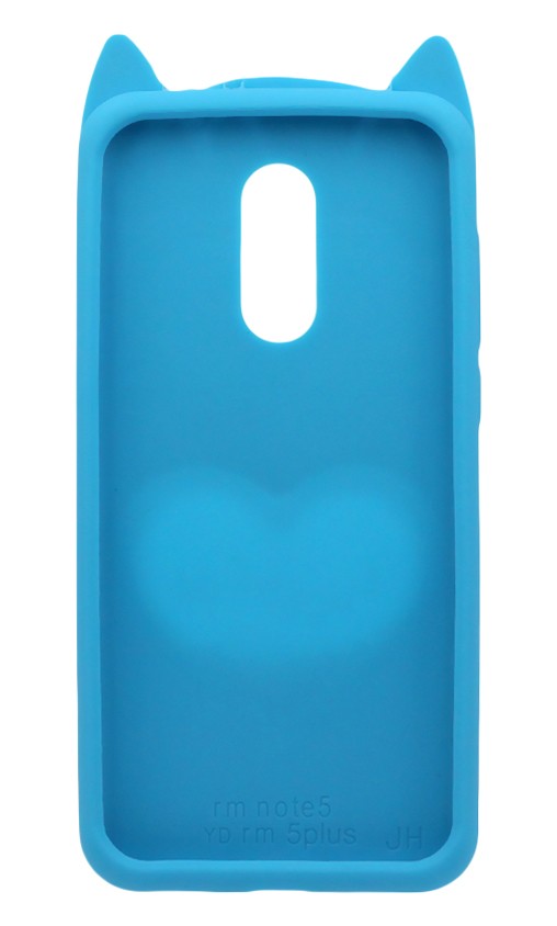 Накладка Cat 3D Heart для Xiaomi Redmi 5 Plus блакитна-2