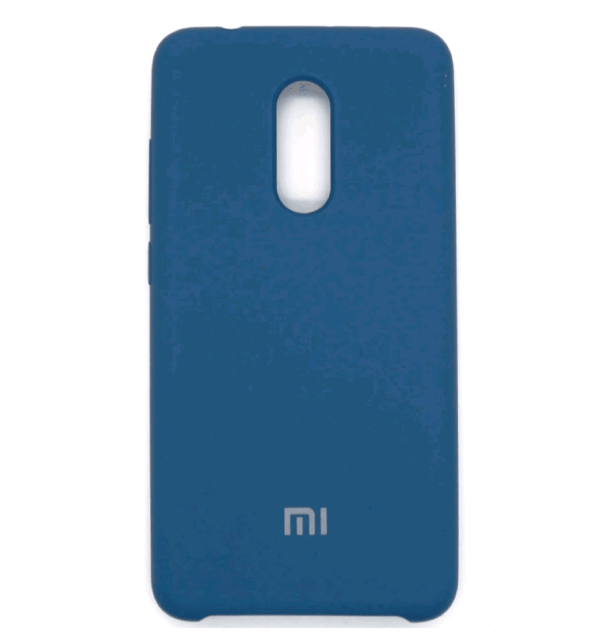 Накладка Silicone Case для Xiaomi Redmi 5 Plus  (Blue)-0