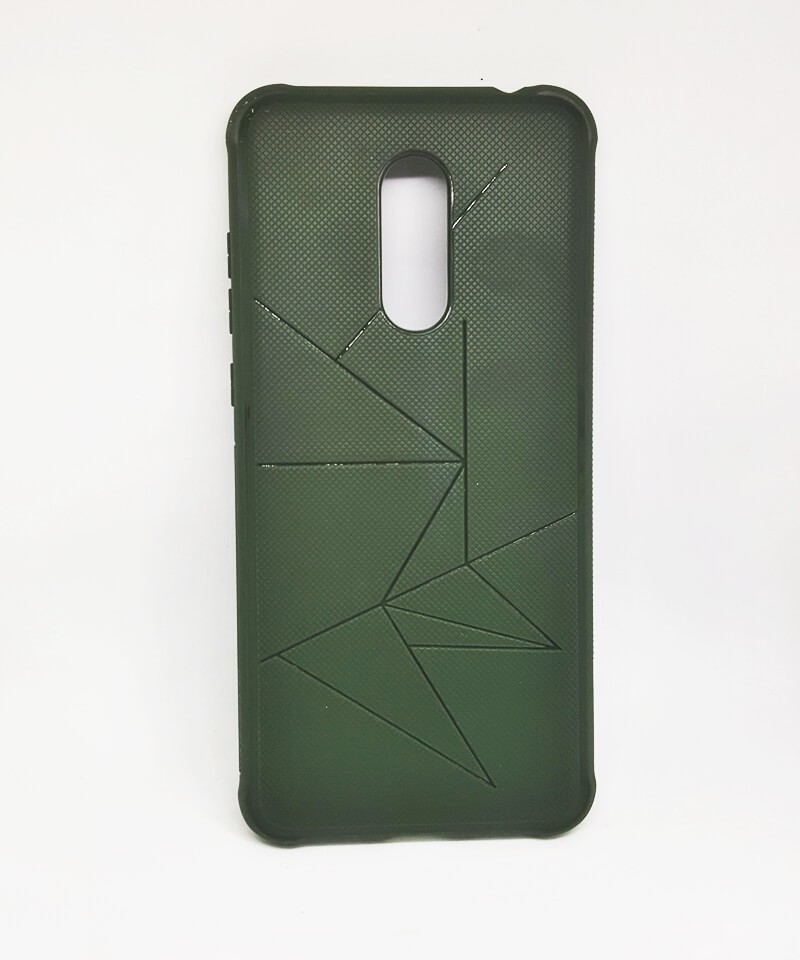 Накладка Geometry для Xiaomi Redmi 5 зелена-0