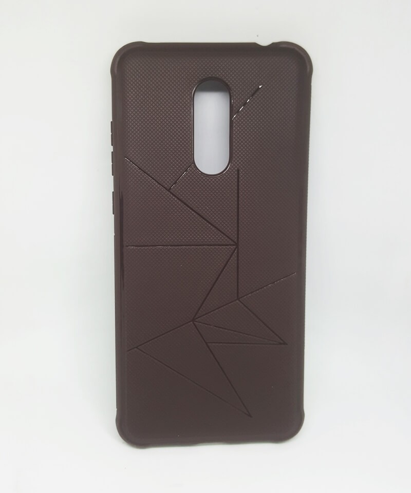 Накладка Geometry для Xiaomi Redmi 5 коричнева-0