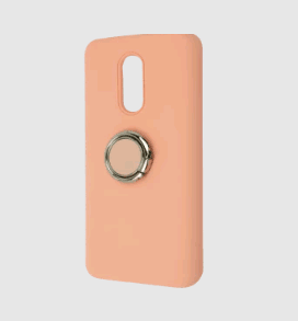Silicone Cover With Ring для Xiaomi Redmi 5 Plus (Coral)-0