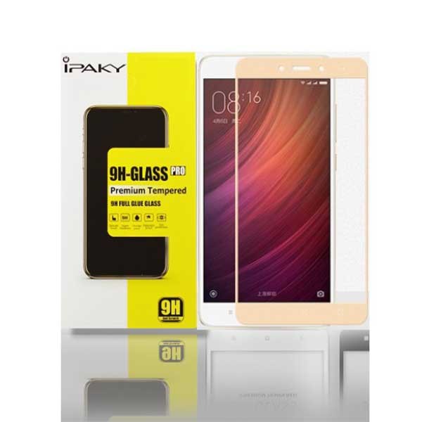 Захисне скло iPaky для Xiaomi Redmi 5 з золотою рамкою-0