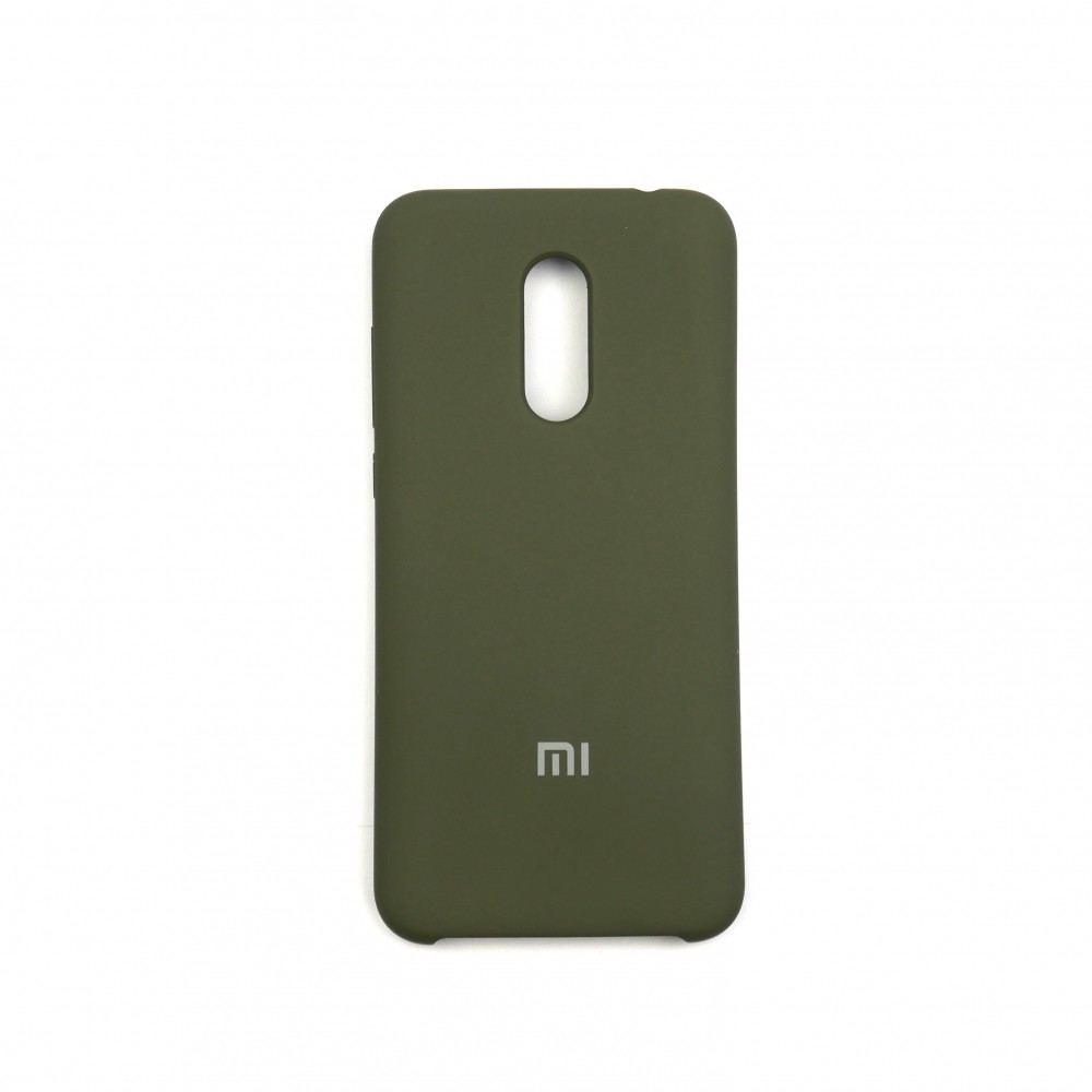 Silicone Cover для Xiaomi Redmi 5 Plus (Deep Olive)-0