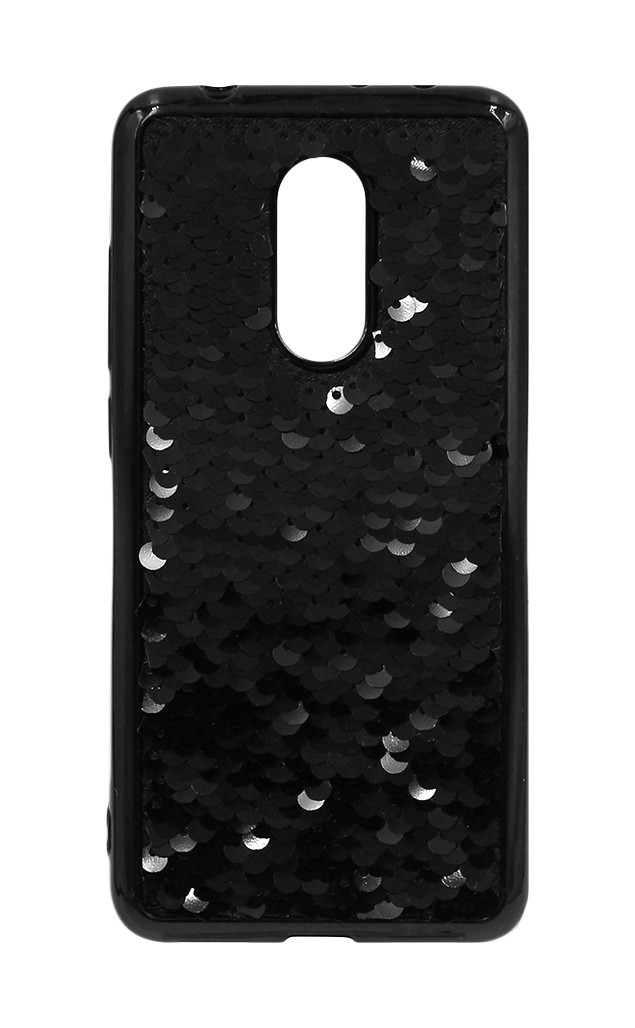 Накладка SEQUINS для Xiaomi Redmi 5 чорна-0