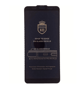Захисне скло 6D OG Crown для Xiaomi Redmi 5 Plus з чорною рамкою-0