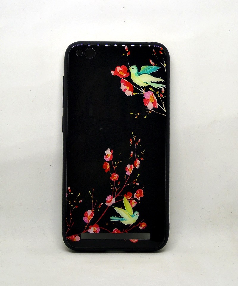 Накладка Silicone Glass- Птицы для Xiaomi 5A-0