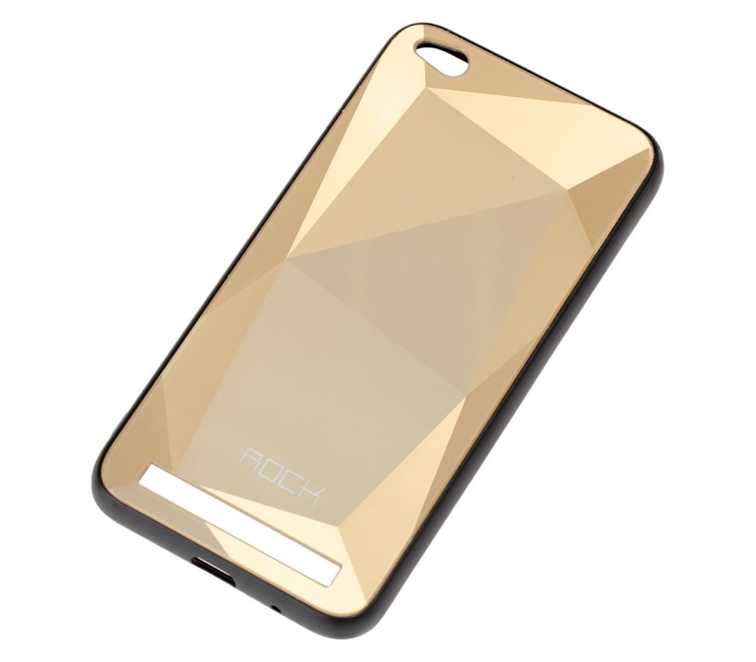 Накладка ROCK 3D Crystal  XIAOMI Redmi 5A (Золото)-1