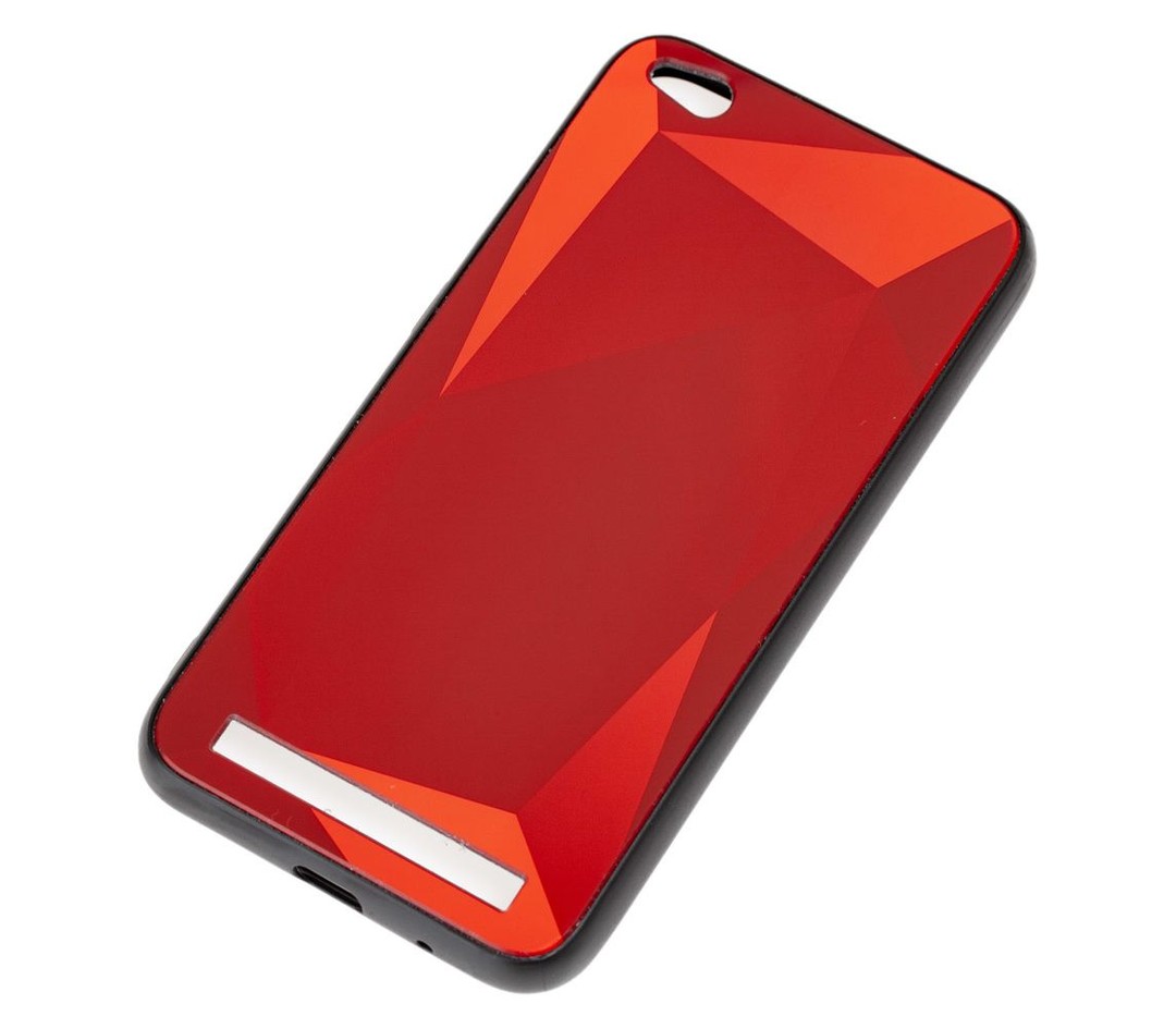 Накладка ROCK 3D Crystal  XIAOMI Redmi 5A (Красный)-1