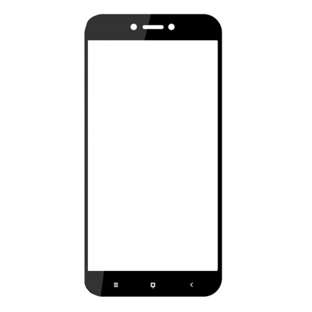 FULL SCREEN Full Glue 2.5D Xiaomi Redmi 5A чорна рамка-0