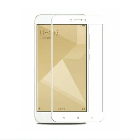 Захисне скло Silk Screen для XIAOMI Redmi 5A біла рамка-0
