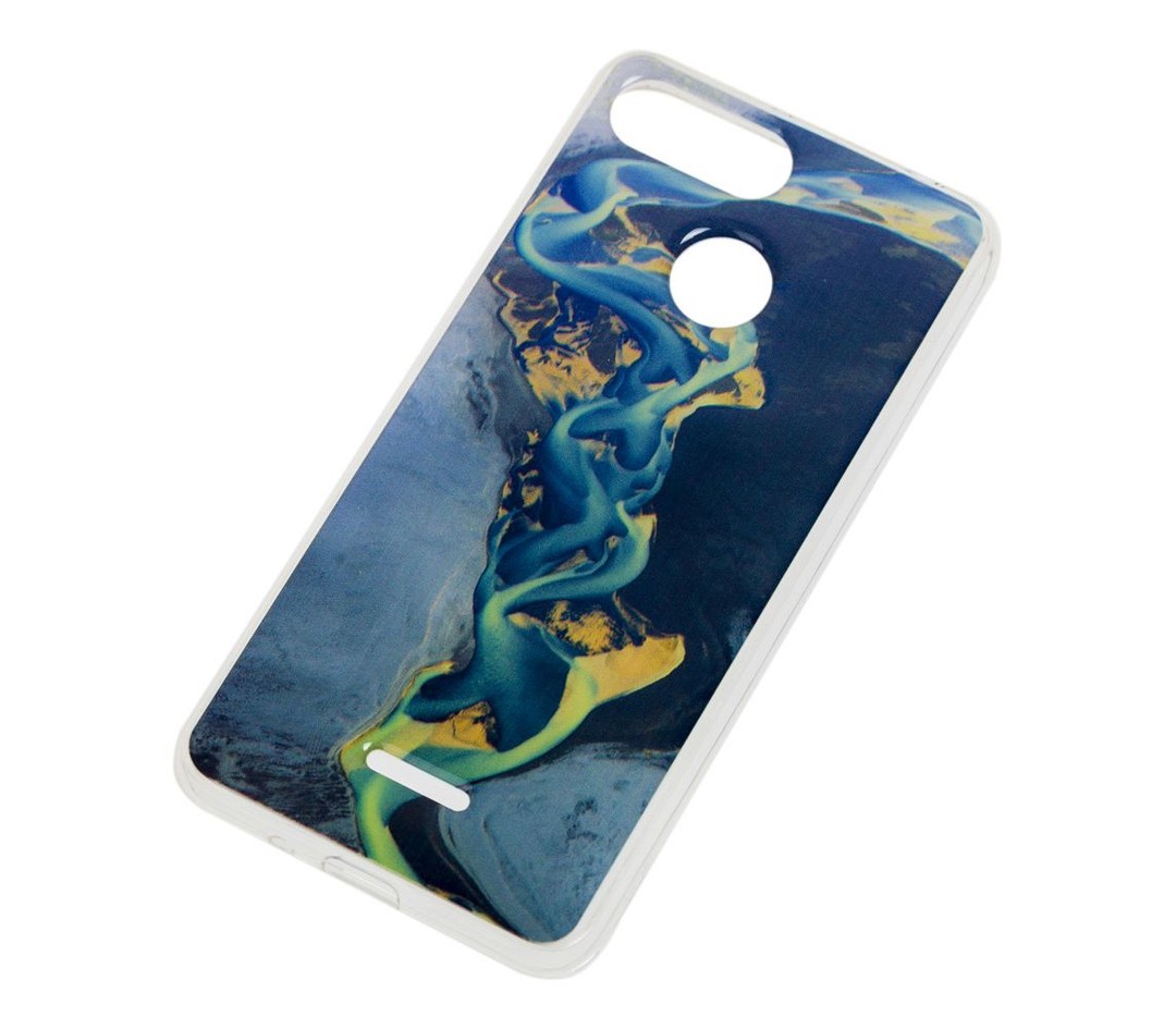 Задняя Накладка Marble for Xiaomi Redmi 6 (07)-1