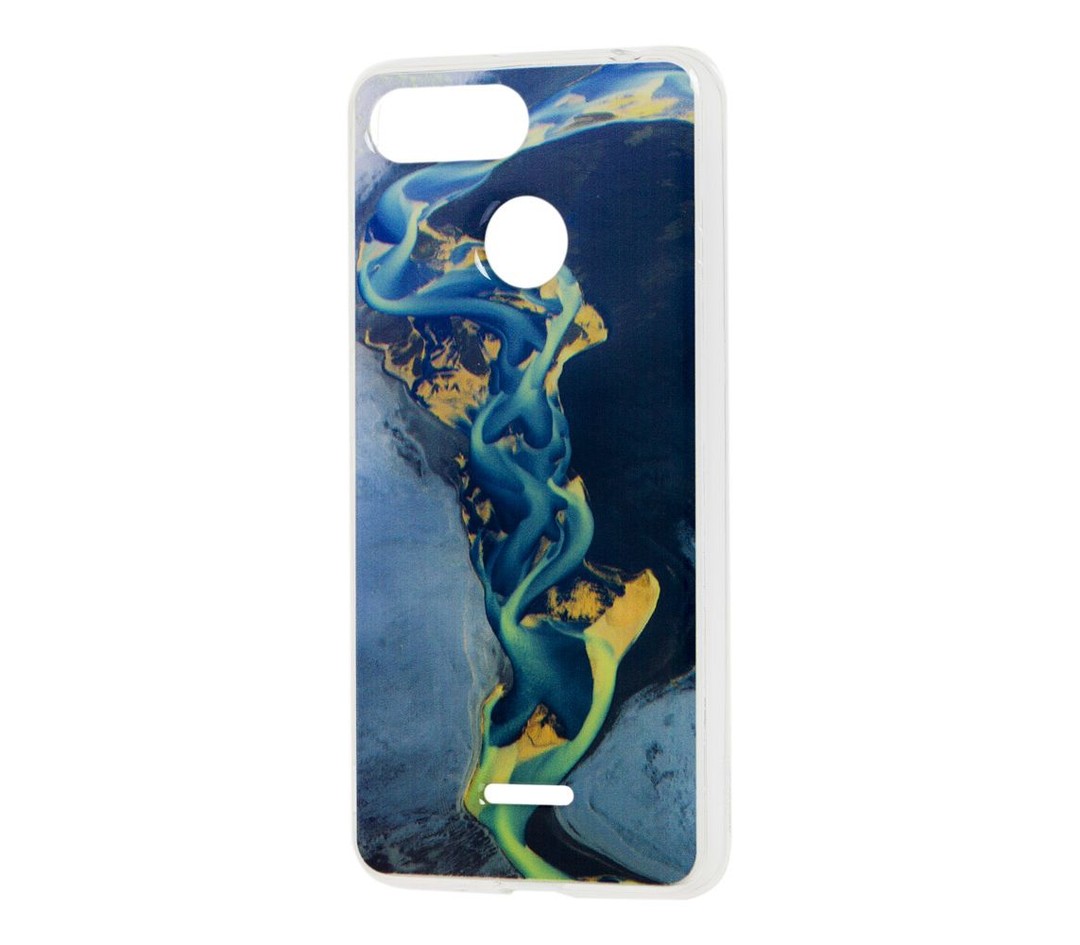 Задняя Накладка Marble for Xiaomi Redmi 6 (07)-0