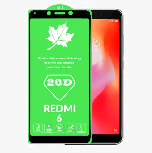 Захисне скло DK Full Glue 20D для Xiaomi Redmi 6/6A (black)-0