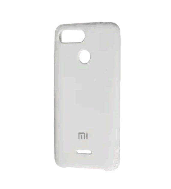 Накладка Silicone Case Premium для Xiaomi Redmi 6 (White)-0