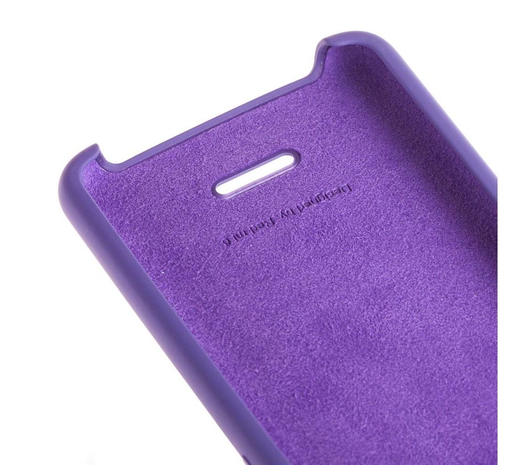 Накладка Silicone Case Premium для Xiaomi Redmi 6 (Plum)-2