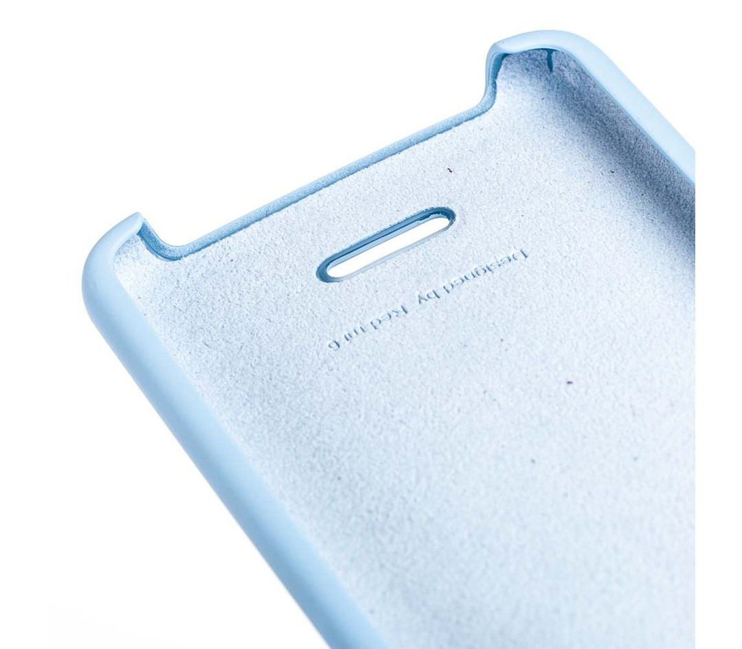 Накладка Silicone Case Premium для Xiaomi Redmi 6  (Lilac Cream)-2