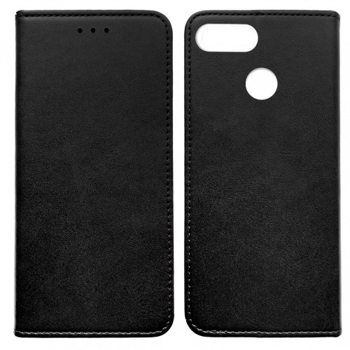Книжка Black TPU Magnet для Xiaomi Redmi 6 Чорна-0