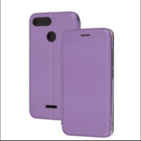 Книжка Premium для Xiaomi Redmi 6 світло-бузкова-0