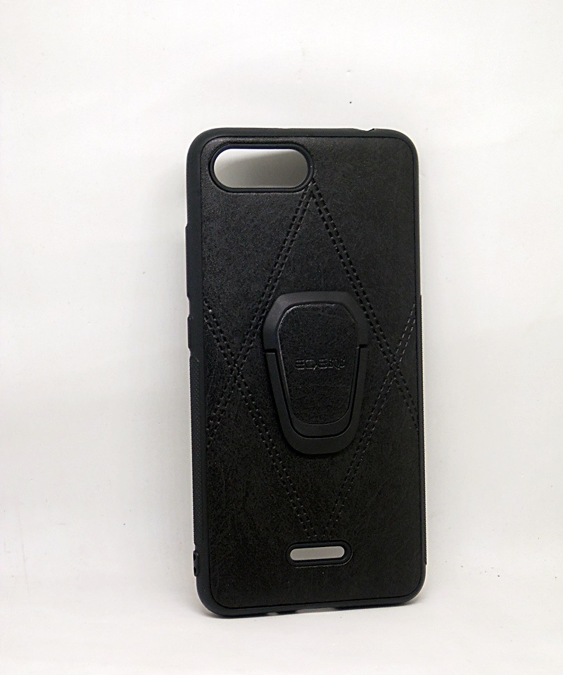 Накладка EQE Leather для Xiaomi Redmi 6A чорна-0