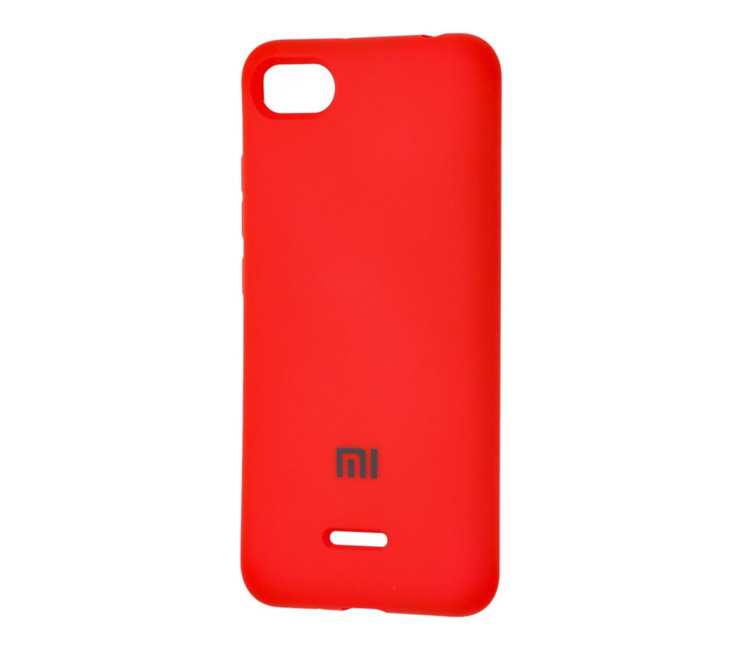 HQ Silicone Case для  Xiaomi Redmi 6A червоний-0