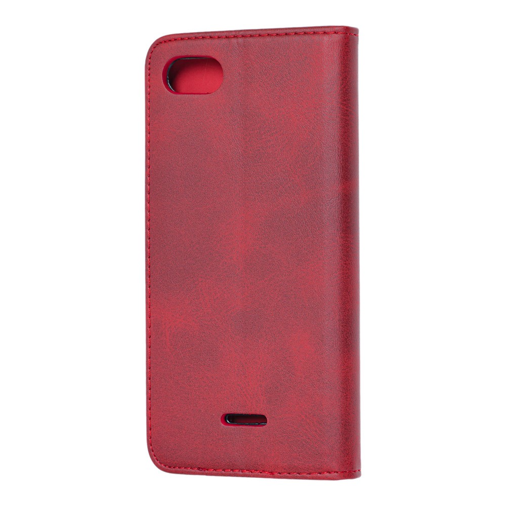 Книжка Black TPU Magnet для Xiaomi Redmi 6A Червона-1