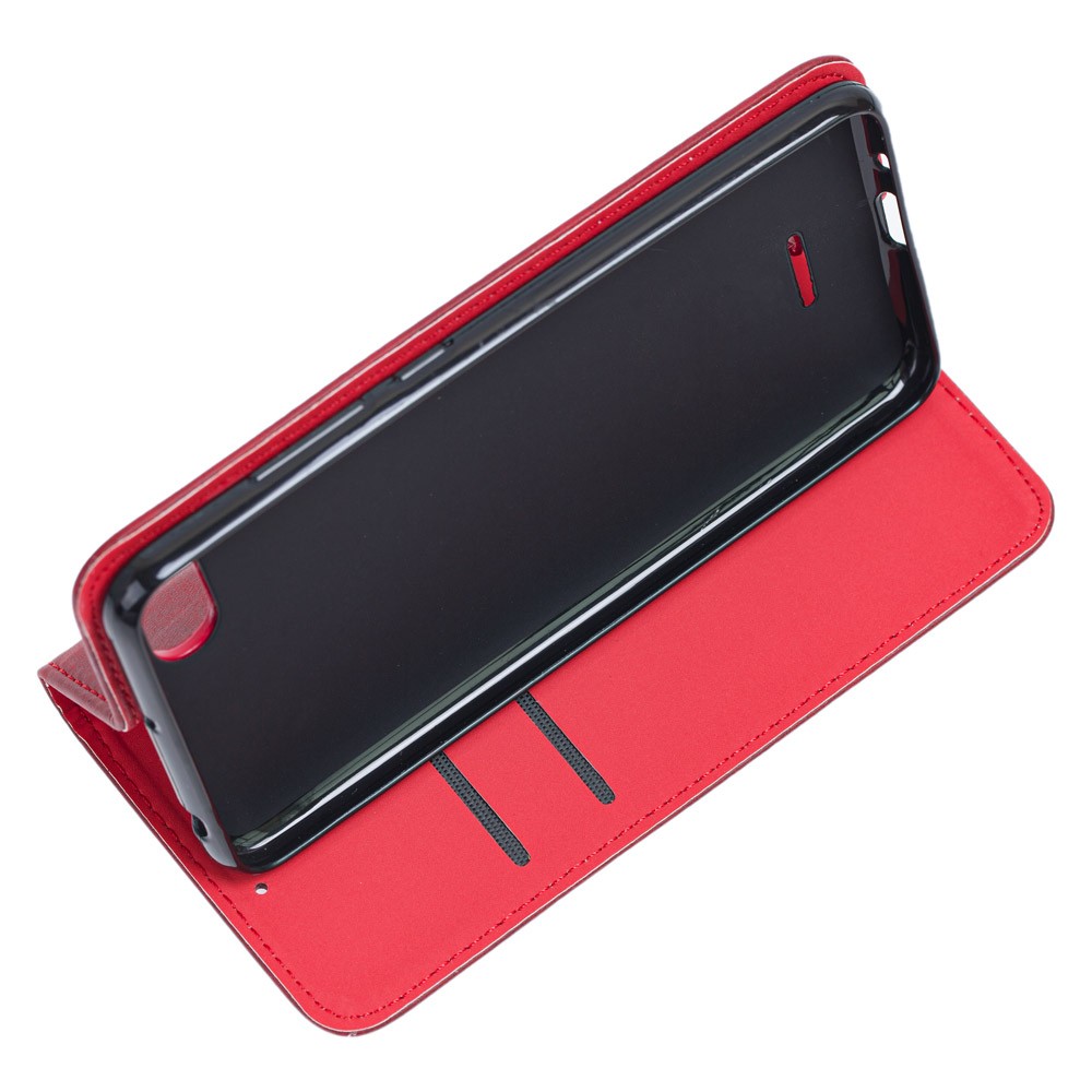 Книжка Black TPU Magnet для Xiaomi Redmi 6A Червона-2