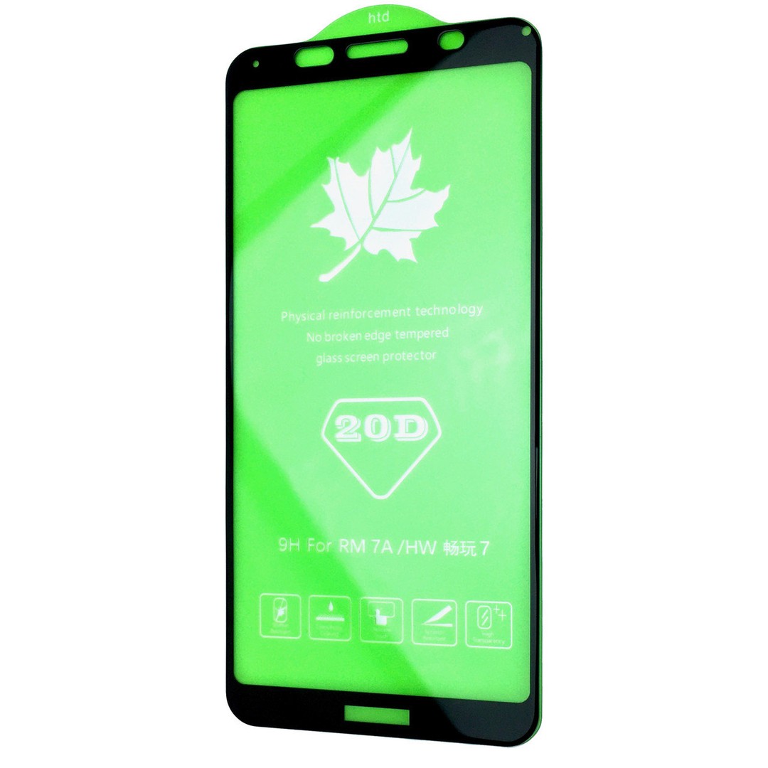 Захисне скло DK Full Glue 20D для Xiaomi Redmi 7A (black)-0