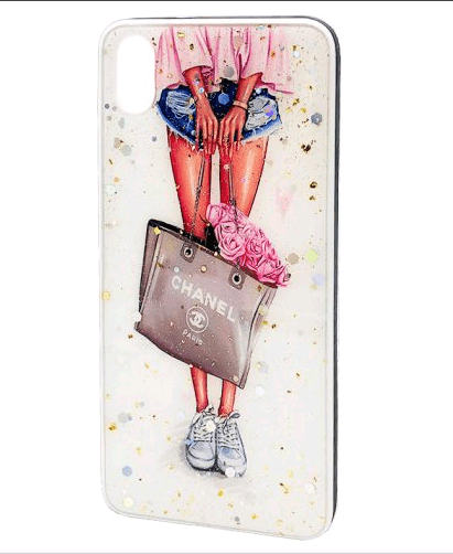 Накладка Mix Art для Huawei Y5 2019/Honor 8S Дівчина з сумкою-0