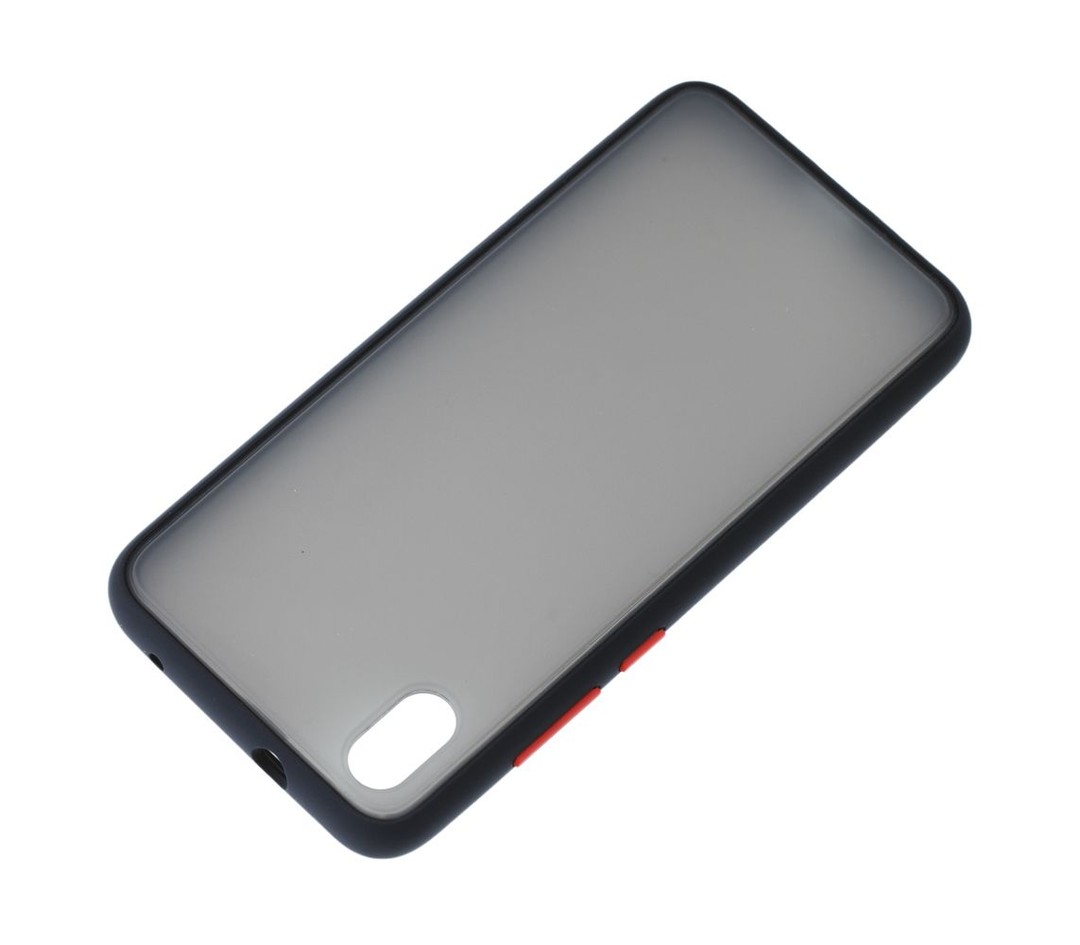 Накладка Totu Gingle для Xiaomi Redmi 7A чорний з червоними кнопками-1