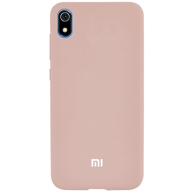Накладка Silicone Cover Full Protective для Xiaomi Redmi 7A  Pink Sand-0