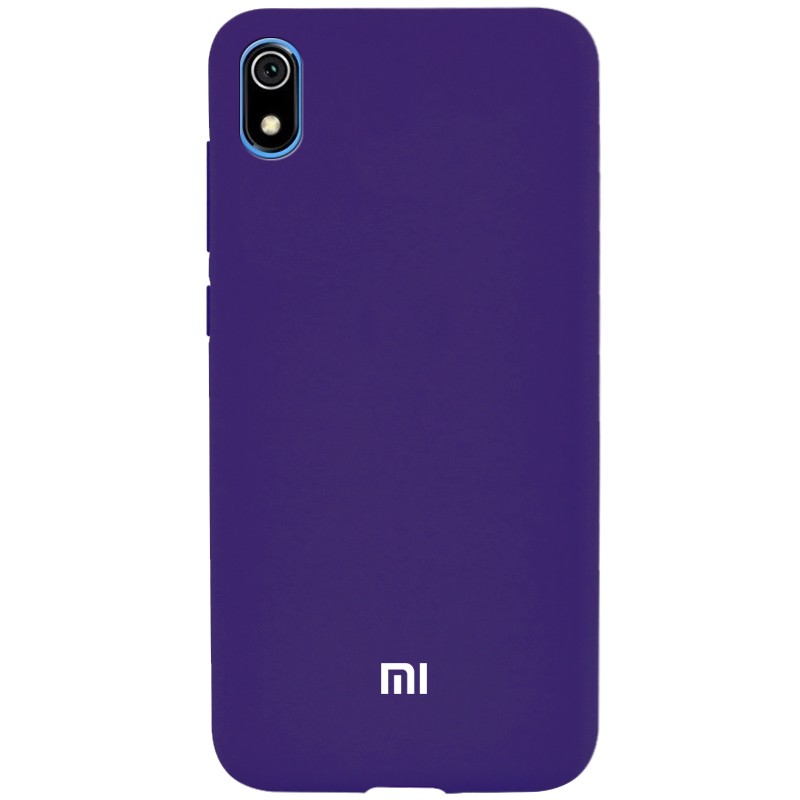 Накладка Silicone Cover Full Protective для Xiaomi Redmi 7A  Purple-0