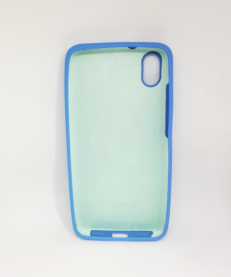 Накладка Silicone Cover Full Protective для Xiaomi Redmi 7A  Light Blue-1