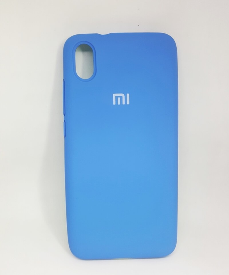 Накладка Silicone Cover Full Protective для Xiaomi Redmi 7A  Light Blue-0