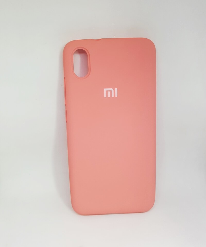 Накладка Silicone Cover Full Protective для Xiaomi Redmi 7A Peach-0