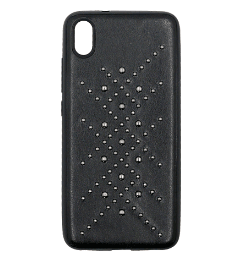 Накладка Leather Brynn для Xiaomi Redmi 7A чорна-0