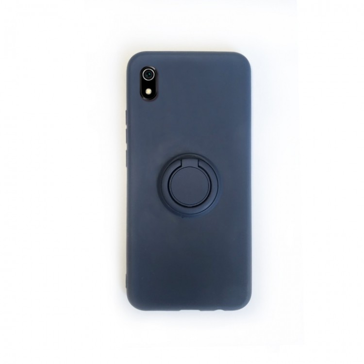Накладка ColorRing з кільцем для Xiaomi Redmi 7A темно-синій-0