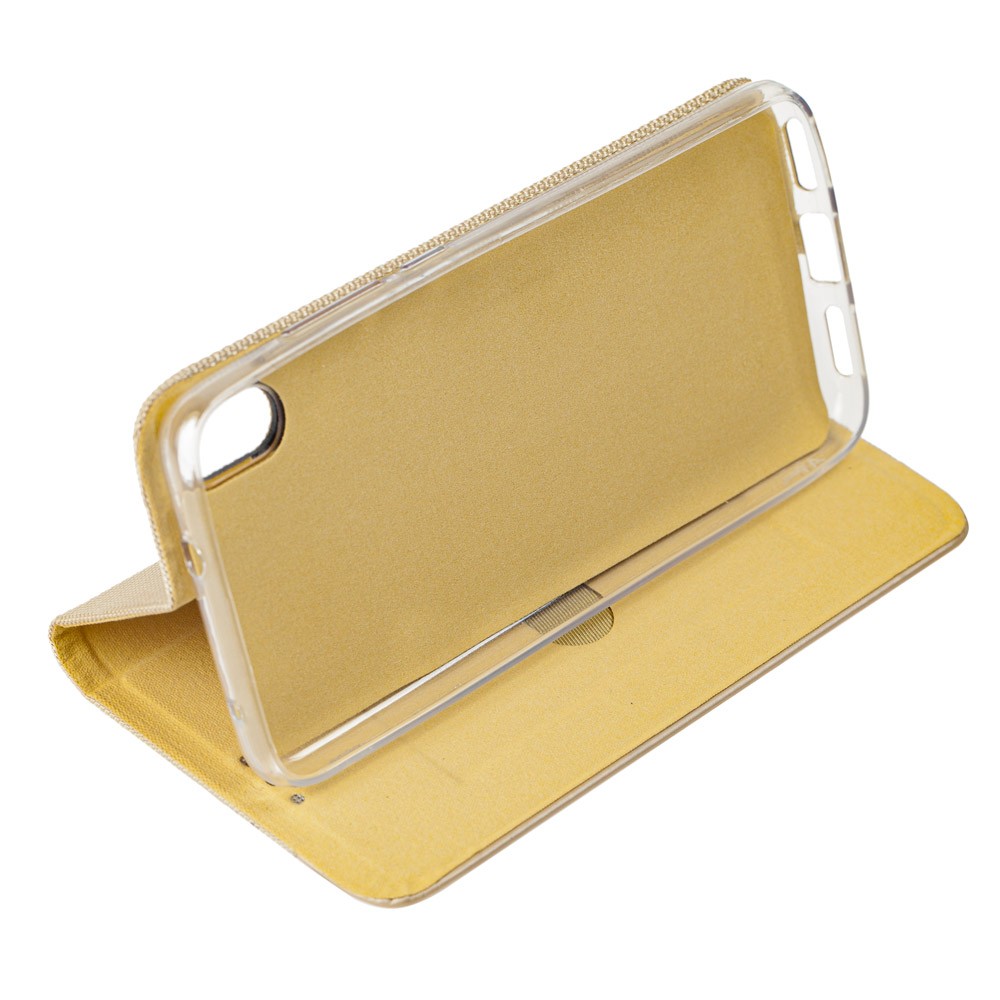 Книжка Gelius Canvas для Xiaomi Redmi 7a золота-2