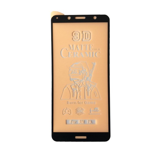 Гнучке скло Ceramic Matt для Xiaomi Redmi 7A/6/6A  матове з чорною рамкою-0