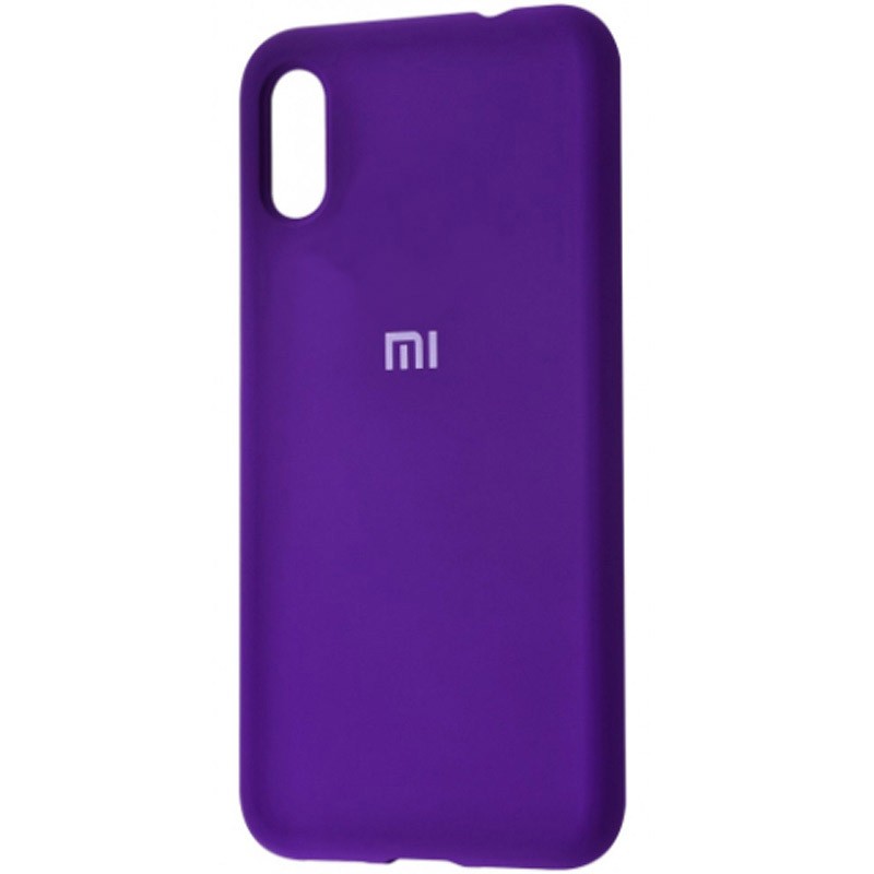 Накладка Silicone Cover Full Protective (AA) для Xiaomi Redmi 7A  Purple-0