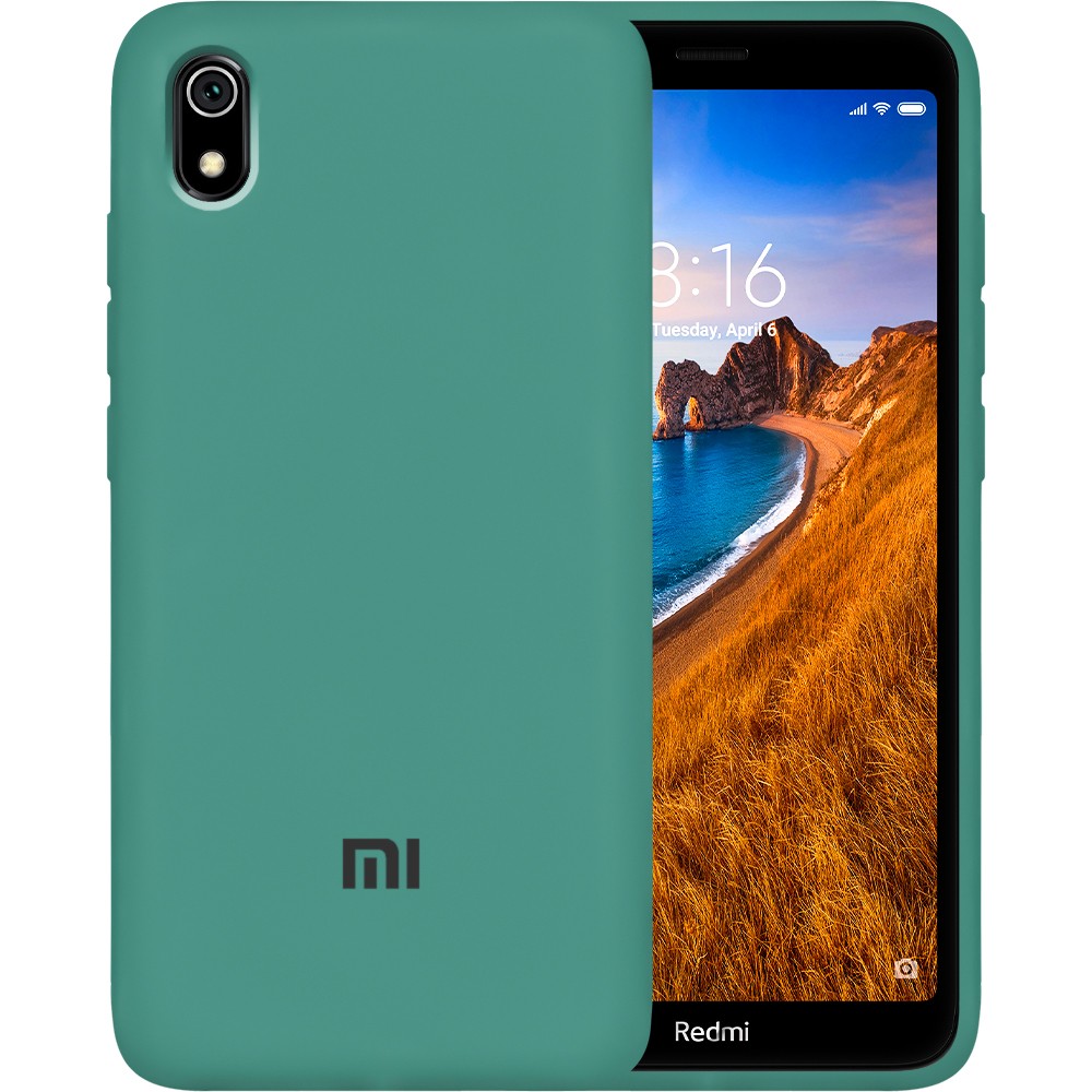 HQ Silicone Case для Xiaomi Redmi 7A темно-зелена-0