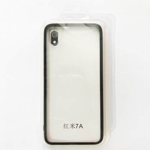 Накладка Gingle Clear Case  для Xiaomi Redmi 7A black/red-0