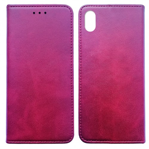 Книжка Black TPU Magnet для Xiaomi Redmi 7A Рожева-0