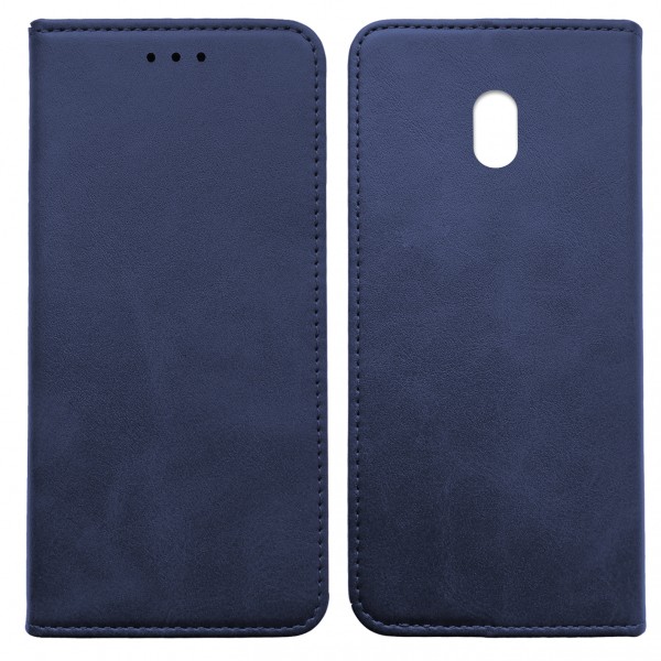 Книжка Black TPU Magnet для Xiaomi Redmi 8A синя-0