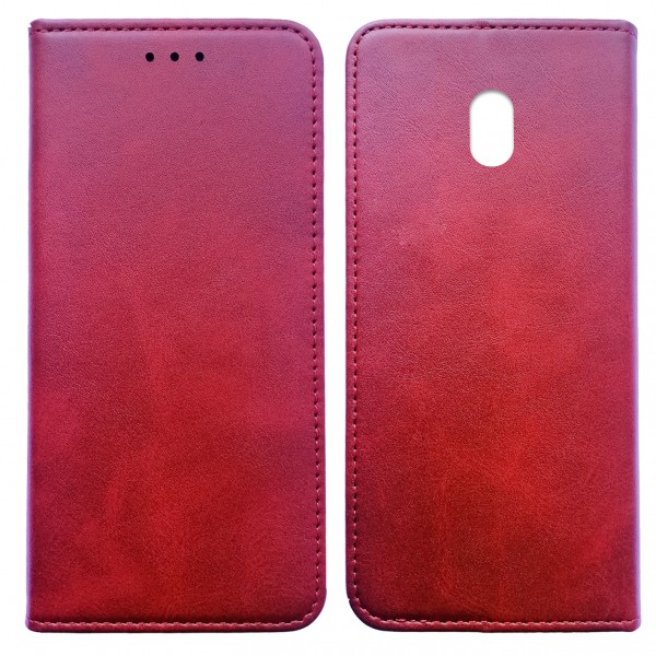 Книжка Black TPU Magnet для Xiaomi Redmi 8A червона-0