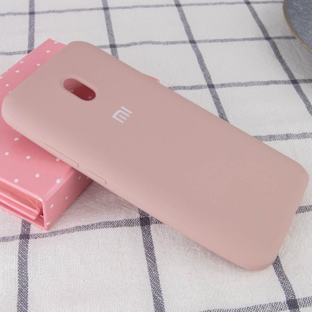 Silicone Cover Full Protective для Xiaomi Redmi 8A (pink sand)-1