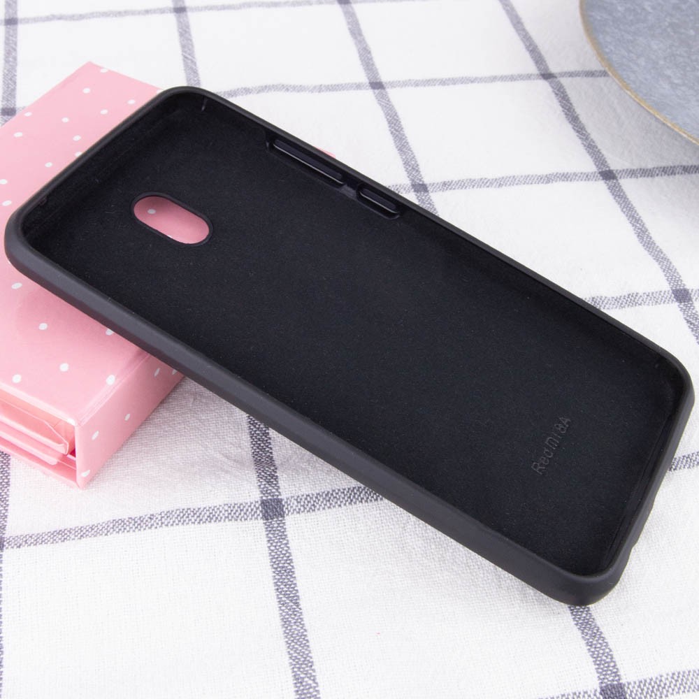 Silicone Cover Full Protective для Xiaomi Redmi 8A (black)-2