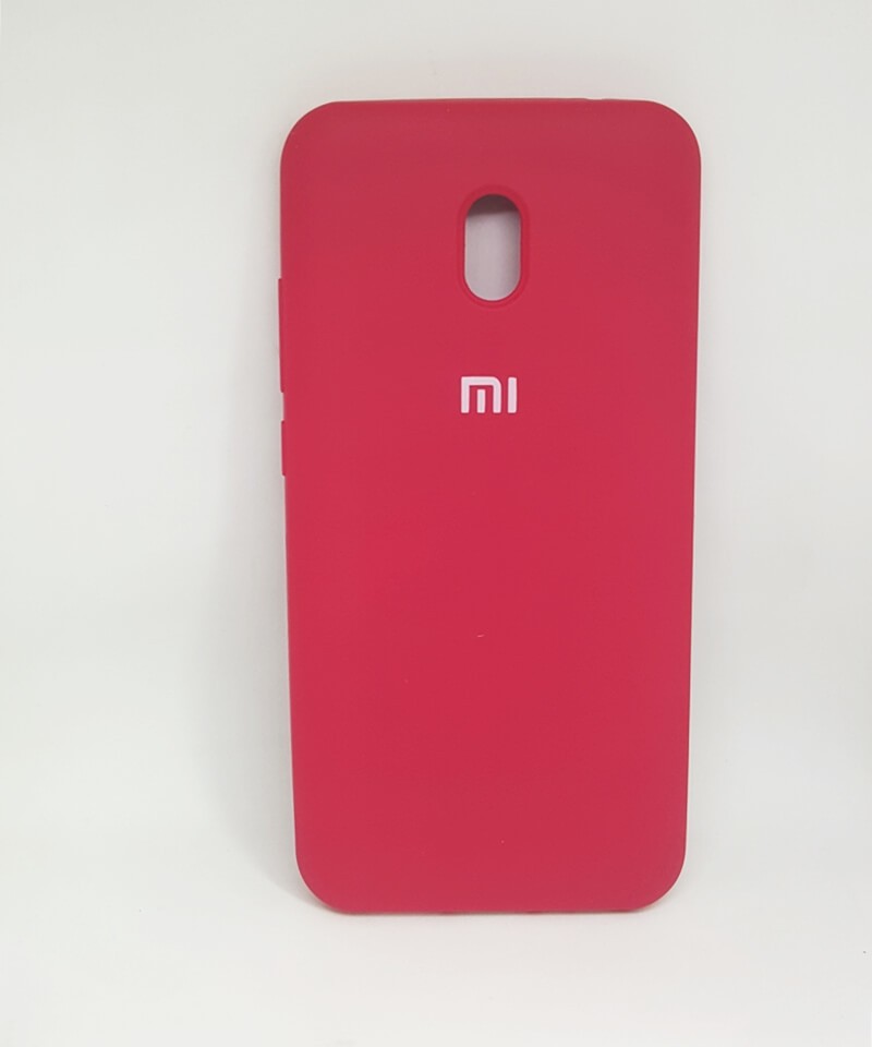 Silicone Cover Full Protective Xiaomi Redmi 8A (rose red)-0