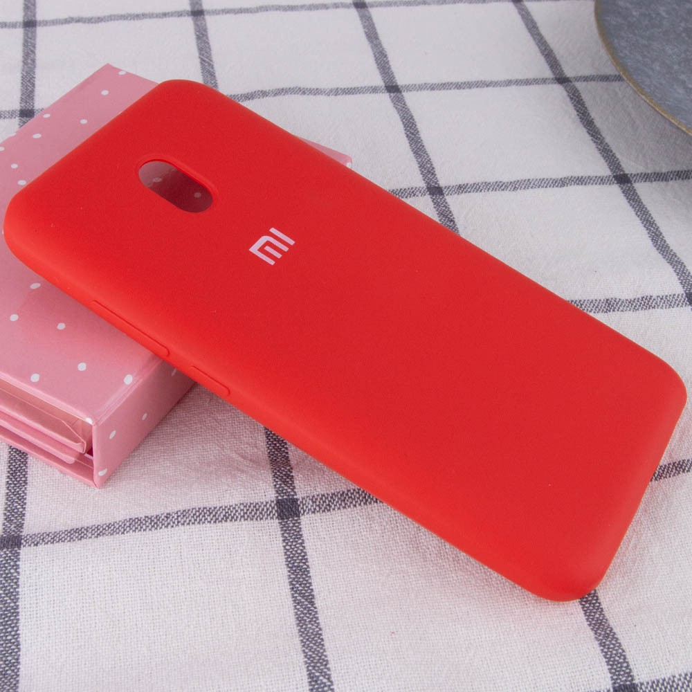 Silicone Cover Full Protective для Xiaomi Redmi 8A (red)-1