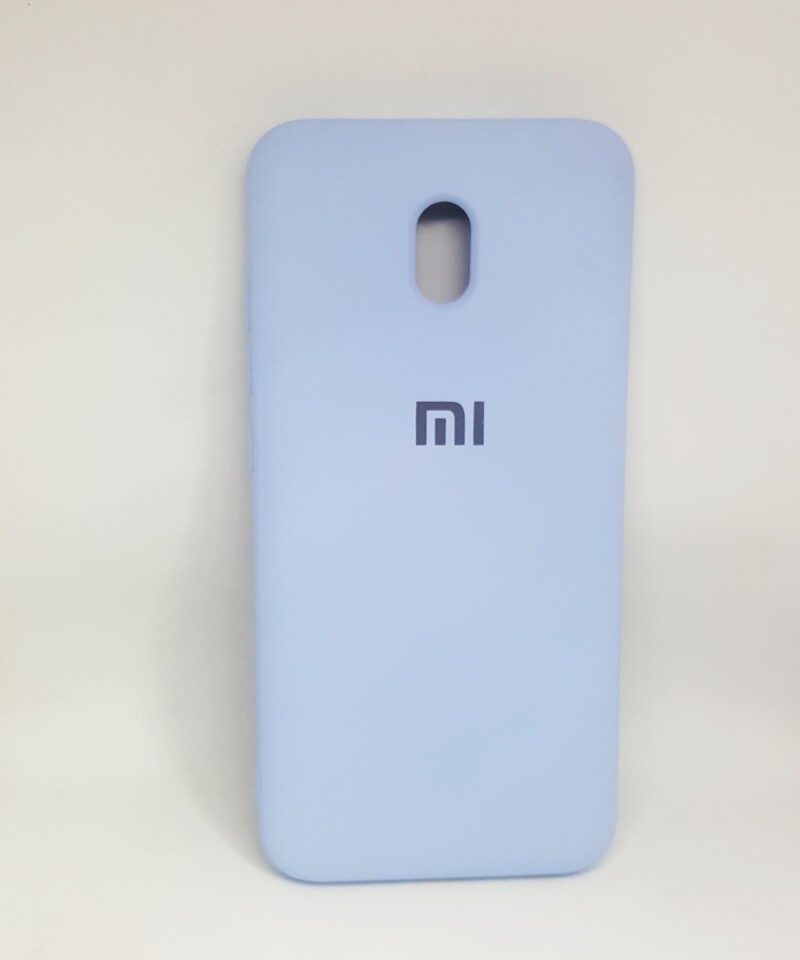 Накладка Silicone Cover full для Xiaomi Redmi 8A блакитний-0